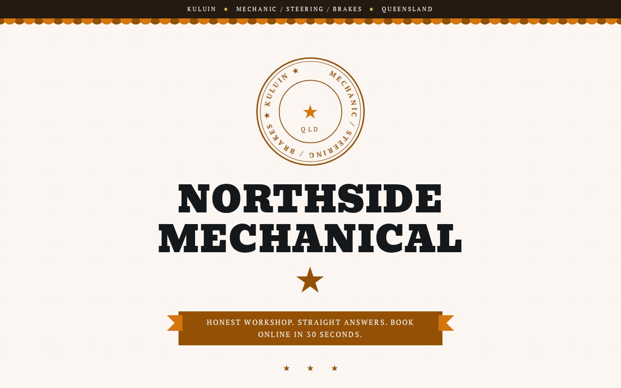 Northside Mechanical concept site